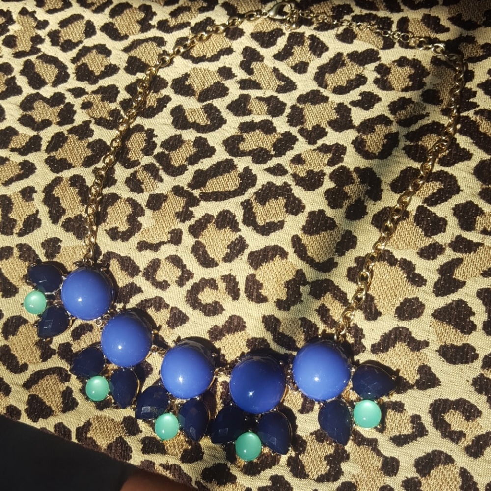 Blue and Gold necklace